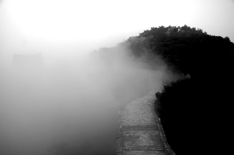 walkway in the clouds